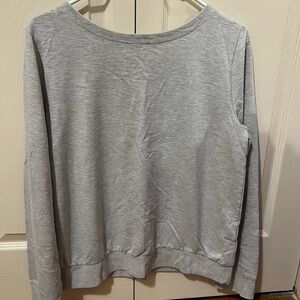Forever 21 Light Gray Sweatshirt